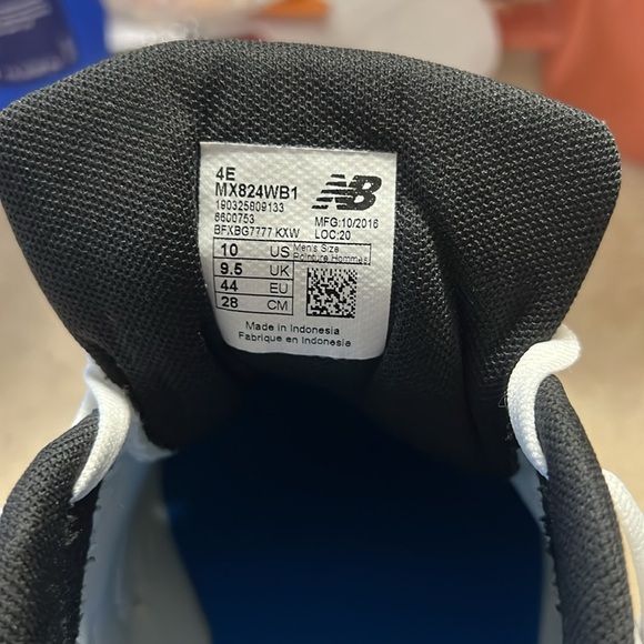 New Balance MX824WB1 White - Picture 7 of 7